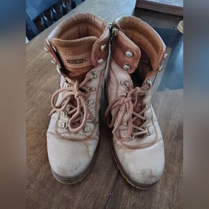 Pikolinos Soft Leather Aspe Hiking Ankle Boots Women's Size 39  US Size 8.5